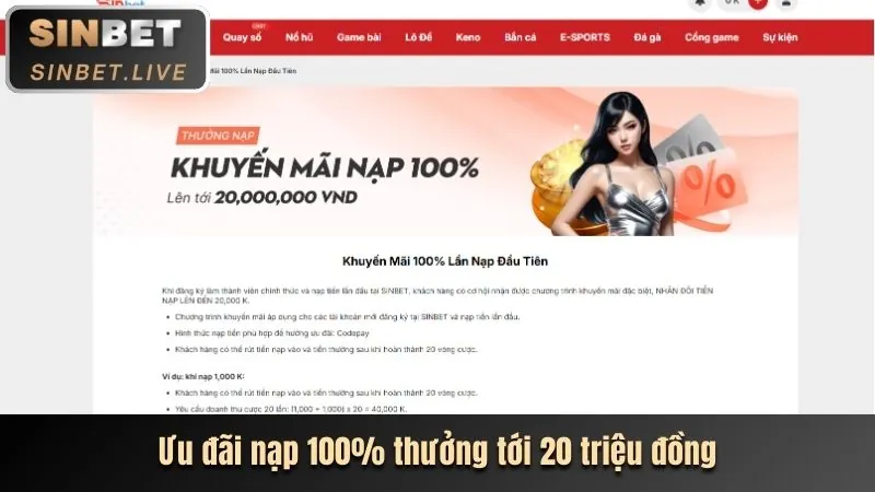 Tiền thưởng chào mừng sv689